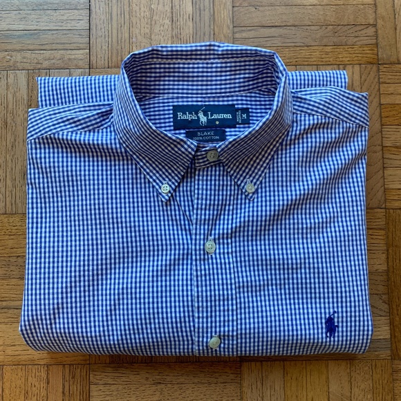 Ralph Lauren Other - Men's Ralph Lauren Blue & White Check Shirt, M